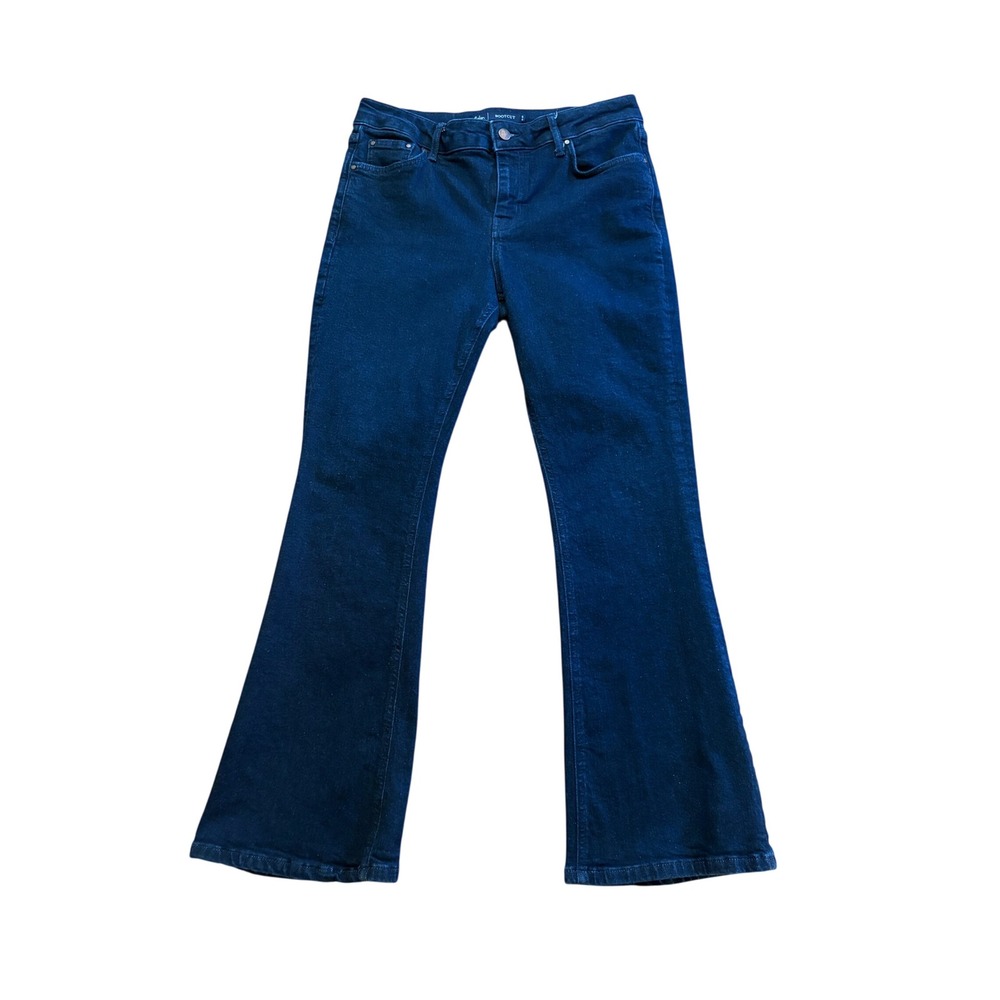 Boden Denim Womens 10P Bootcut Jeans Indigo Dark Wash Petite Stretch 5-Pocket